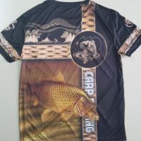Тениска за риболов, снимка 3 - Тениски - 45539554