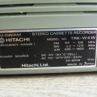Изключително рядък Стерео касетофон Hitachi TRK-W4W(1984) Made in Japan, снимка 9 - Радиокасетофони, транзистори - 45948644