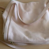Дамска розова чанта от естествена кожа, снимка 1 - Чанти - 45918248