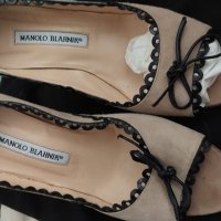 Manolo Blahnik Original. Size 38 Кожени обувки, снимка 2 - Дамски елегантни обувки - 45094669