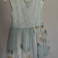 Детска светло зелена рокля, снимка 2 - Детски рокли и поли - 45682787