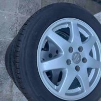 Продажам алуминиежи джанти 16цола с нови гуми, снимка 1 - Гуми и джанти - 45324992