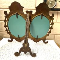 Красиво месингово 2-но огледало от Англия, снимка 10 - Антикварни и старинни предмети - 45543773