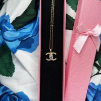 Колие шанел Chanel, снимка 1 - Колиета, медальони, синджири - 45456435