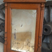 стари големи дървени огледала, снимка 8 - Колекции - 44992771