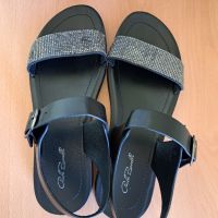 Дамски черни сандали, снимка 5 - Сандали - 45915820