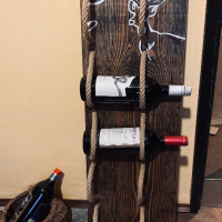 Дизайнерска стойка за вино! Ръчна изработка! , снимка 14 - Пана - 34273934