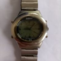 Оригинален ретро часовник SHARP QUARTZ ALARM , снимка 3 - Мъжки - 45811282
