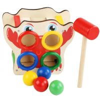 3567 Детска играчка Раче с топчета и чук, снимка 6 - Образователни игри - 45790648