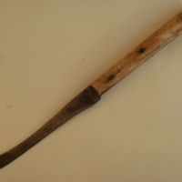 Стар български нож с надпис на острието, снимка 1 - Ножове - 45483699