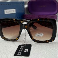 GUCCI GG0141 с лого дамски слънчеви очила УВ 400 правоъгълни квадратни , снимка 3 - Слънчеви и диоптрични очила - 45163882