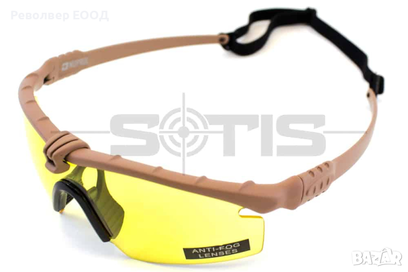 ОЧИЛА NP BATTLE PRO’S – TAN FRAME / YELLOW LENSE, снимка 1