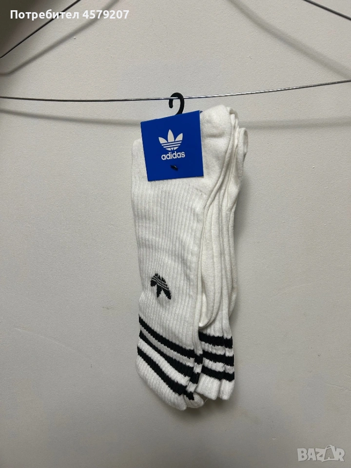 Мъжки дълги чорапи Adidas 3 броя, снимка 1