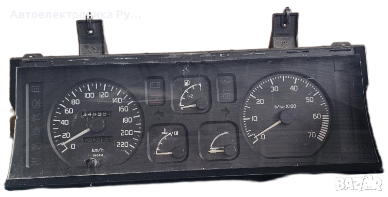 Километраж за Renault Clio I Hatchback (05.1990 - 09.1998) 1.2 (5/357Y, 5/357K), 58 к.с., снимка 1