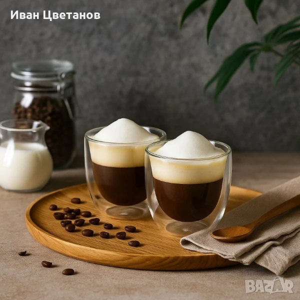 Чаша за еспреco Luigi Ferrero Coffeina FR-8012 80ml, 2 броя, снимка 1