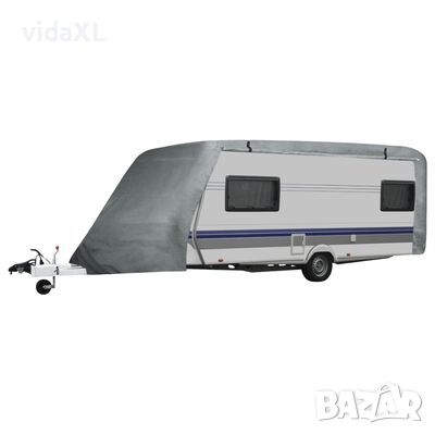 vidaXL Покривало за каравана, сиво, размер S（SKU:210093, снимка 1