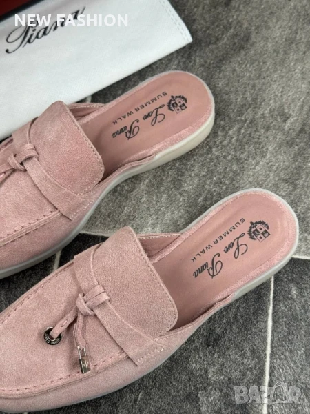 Дамски Чехли - Естествен Велур ✨Loro Piana, снимка 1