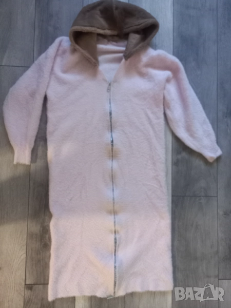 Дълга пухена жилетка С-ХХЛ, снимка 1