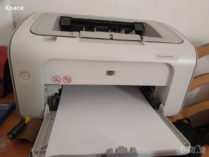 Hp LaserJet P1005 работи и касетата е почти нова, снимка 1