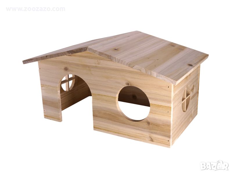 Дървена къщичка за Гризачи 38 x 23 x 21 см. - Модел: 14681, снимка 1