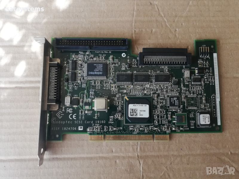 Adaptec 19160 ASC19160 - 68 Pin Ultra SCSI RAID Controller Card PCI, снимка 1