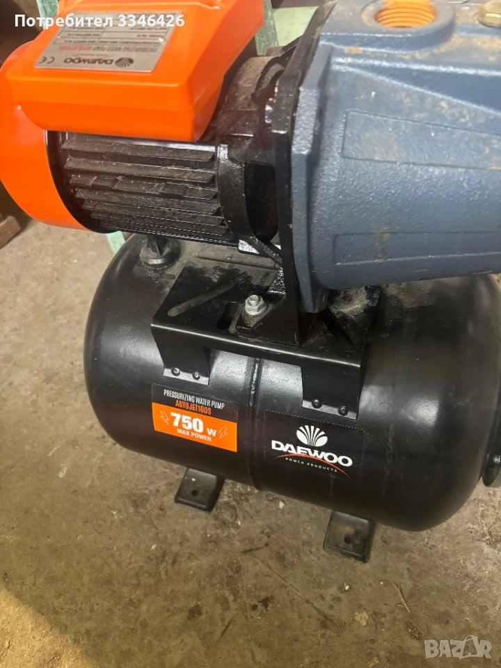 ХИДРОФОРНА ПОМПА 750 W DAEWOO AUTOJET 100S, снимка 1