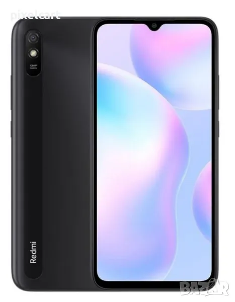 0378 Xiaomi Redmi 9A 32GB 2GB RAM Dual-SIM Сив, 2 Години Гаранция, снимка 1