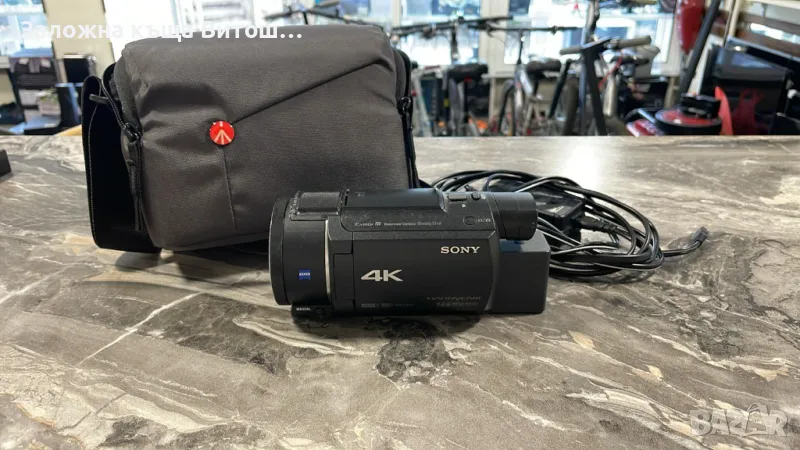 Видео камера Sony FDR-AX53 Handycam 4k 16.6 Mega Pixels,XAVC S, Wi-fi, снимка 1