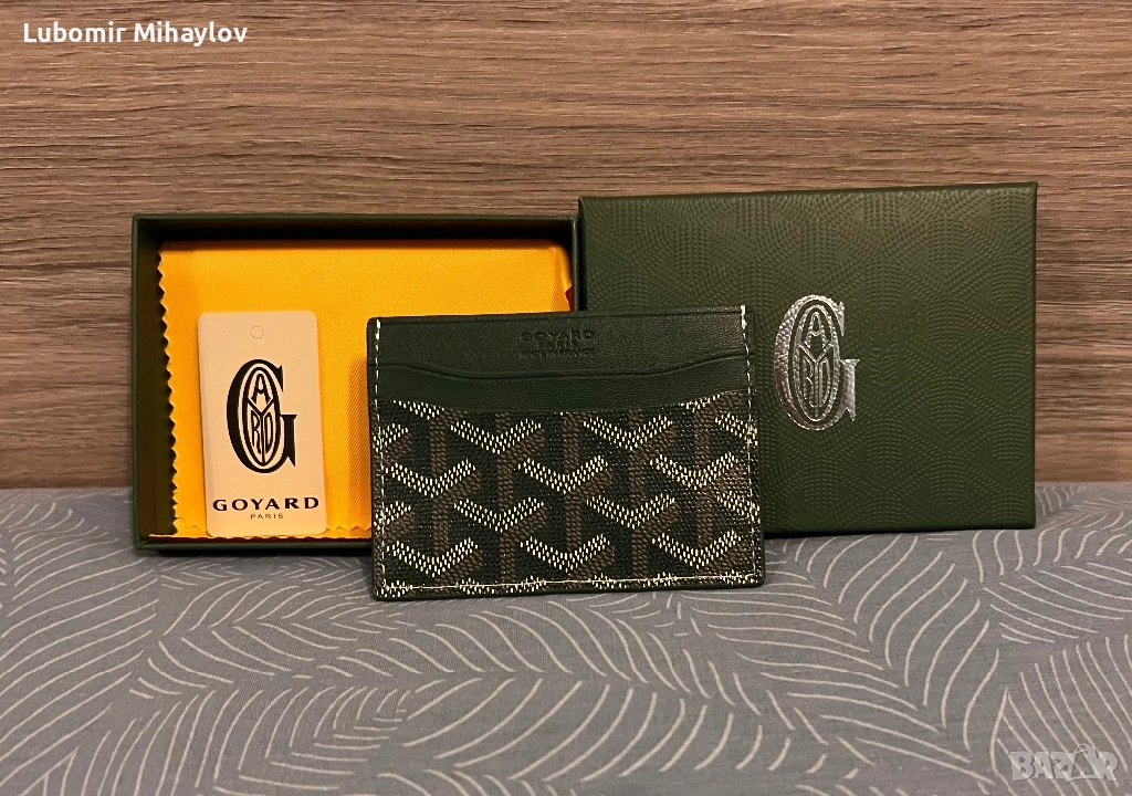 Goyard card holder висококачествен дизайнерски стил , снимка 1
