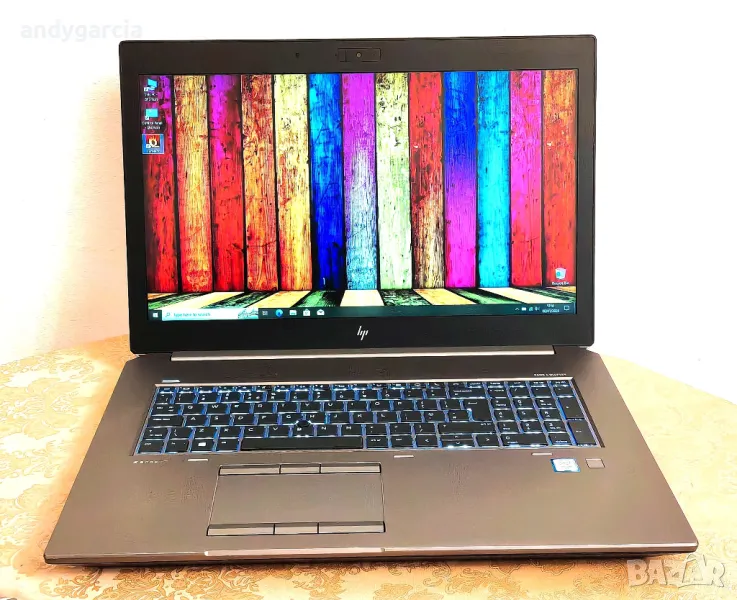 HP ZBook 17 G5/Core i7/16GB RAM/512GB SSD NVME/17.3 FHD IPS/NVidia Quadro P3200 6GB WorkStation, снимка 1