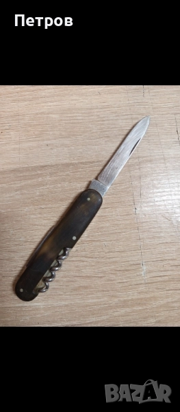 Стара Сгъваема ножка"Gottlieb Hammesfahr Solingen Foche", снимка 1