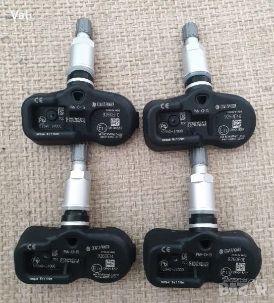 Комплект датчици за налягане в гумите (TPMS) за Hyundai и Kia, снимка 1