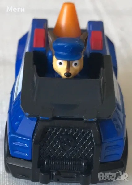 Колекционерска Количка Paw Patrol – Chase Patrol Car – True Metal Truck – Син, снимка 1