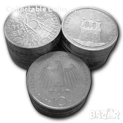 инвестиционно сребро 10 марки Германия , снимка 1