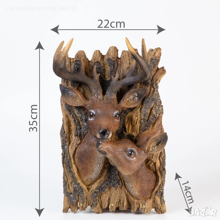 Пано за стена  - елени, снимка 1