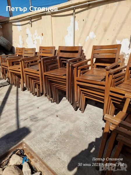 Масивни Дървени Столове, снимка 1