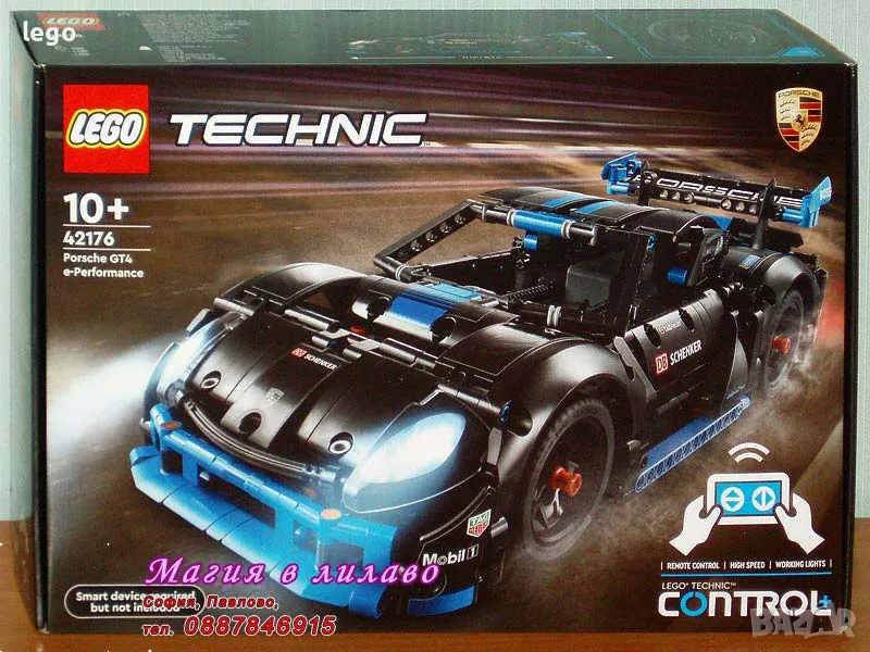 Продавам лего LEGO Technic 42176 - Състезателна кола Порше GT4 e-Performance , снимка 1