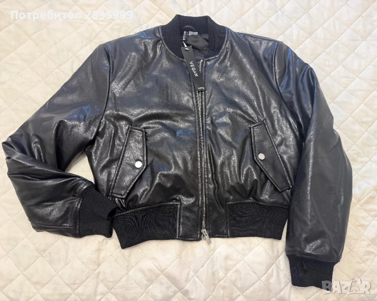 Дамско кожено яке H&M, снимка 1