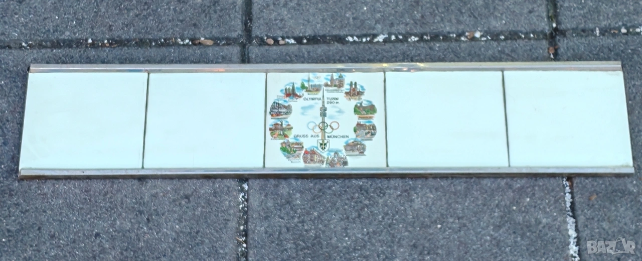 Сувенирно пано Олимпиадата в Мюнхен 1972 г. , снимка 1