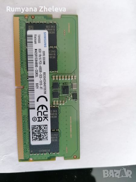 Samsung M425R1GB4BB0-CQK 8GB DDR5 4800MT/s Memory RAM SODIMM, снимка 1