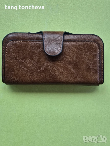 Карамелено кафяво портмоне, снимка 1