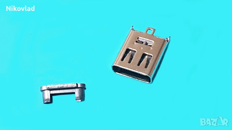 Букса (конектор) Type C USB 3.1 вертикална 6 pin, снимка 1