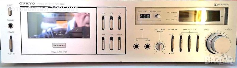 Еднокасетъчен дек ONKYO
model: TA-2040
, снимка 1