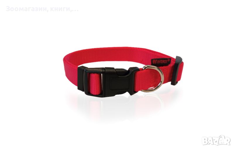 Нашийник за куче XS, S и M Pet Interest Plain Line Collars Red, снимка 1