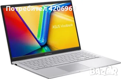 Лаптоп Vivobook 15 X1504VA-NJ733, 15.6" FHD, Intel i3-1315U, 8GB DDR4, 512GB SSD, снимка 1