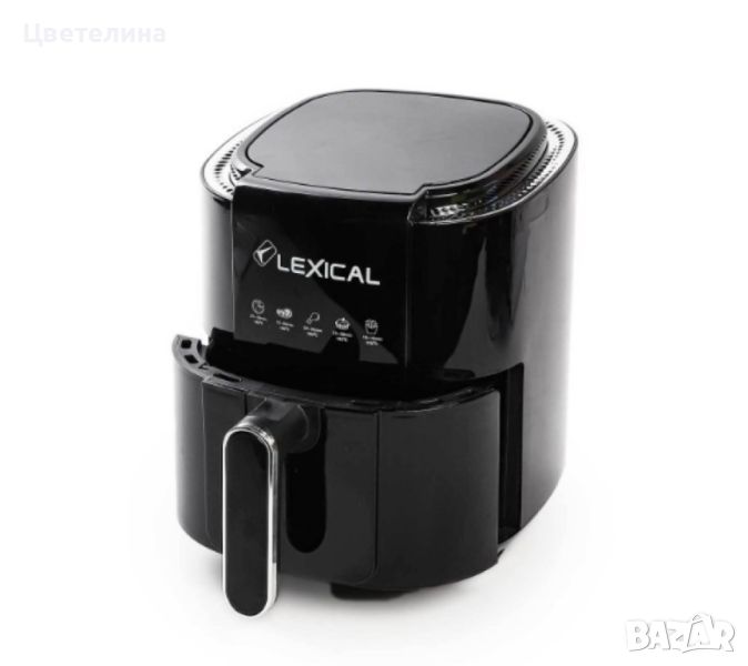 Фритюрник с горещ въздух Lexical Airfryer LAF-3011-1/2 1200W 3.5L бял/черен, снимка 1