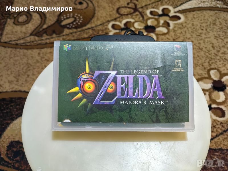 Nintendo 64, Zelda major's mask, кутия и книжка , снимка 1