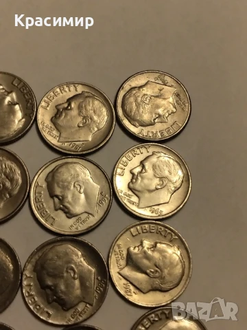 ОNE DIME 1962-1993 г., снимка 8 - Нумизматика и бонистика - 51161149