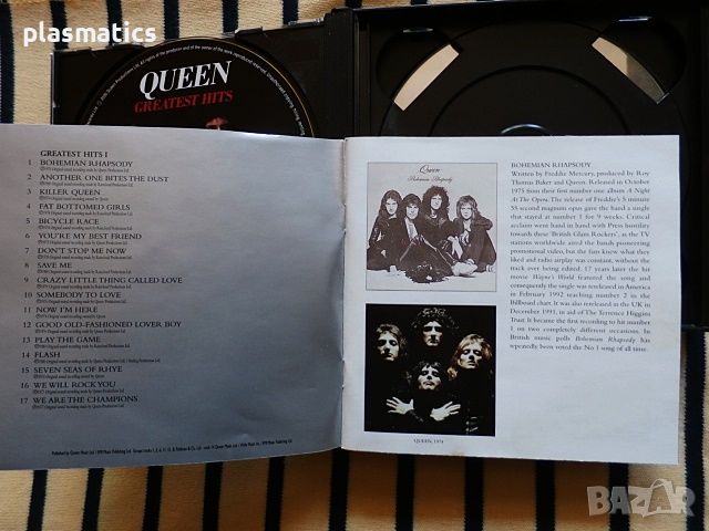 CD(3CDs) - Queen - Greatest Hits, снимка 4 - CD дискове - 45491960