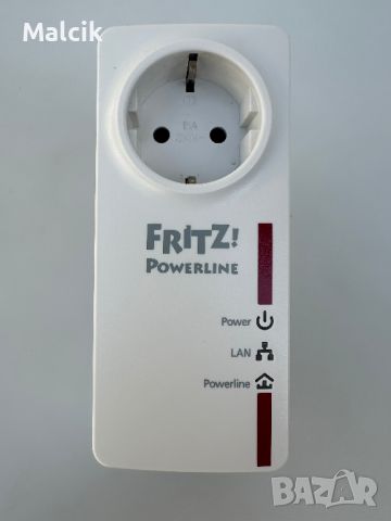 FRiTZ! Powerline 520E - WLAN Set 1200 Мбит/с Ethernet LAN Wi-Fi, снимка 1 - Мрежови адаптери - 46379304